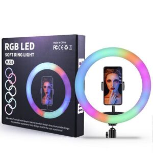 18 inches RGB Ring light with 2.1M tripod stand