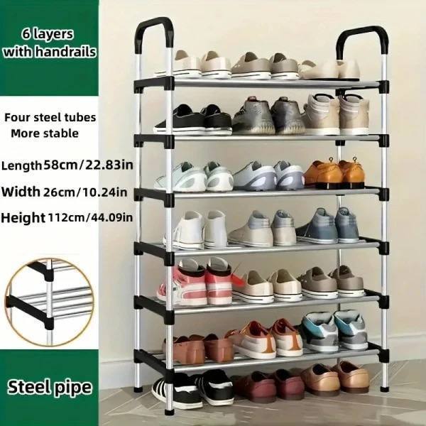 6 STEP BIG IRON STRONG SHOE RACK
