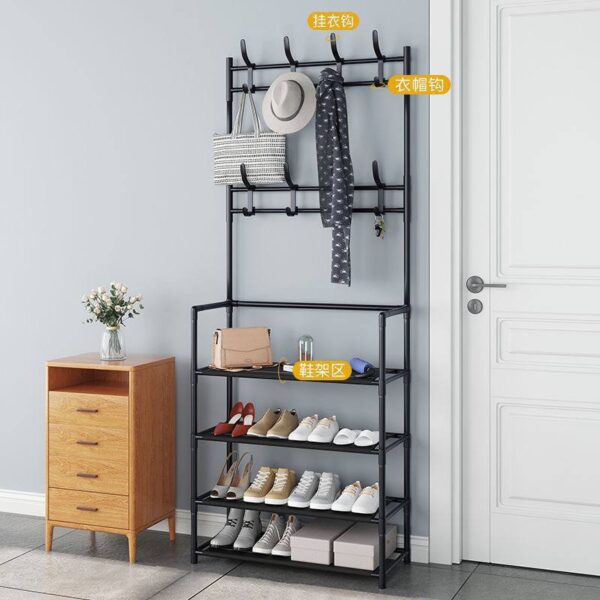 4 LAYER MULTIFUNCTIONAL SHOE/CLOTH/BAG RACK