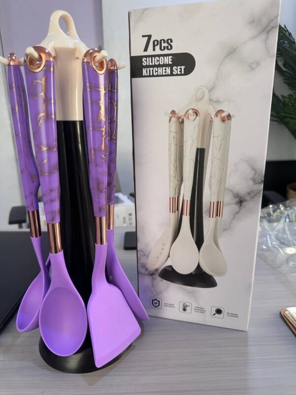 7pcs silicone kitchen set