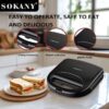 2 FACE SOKANY SANDWICH MAKER/TOASTER