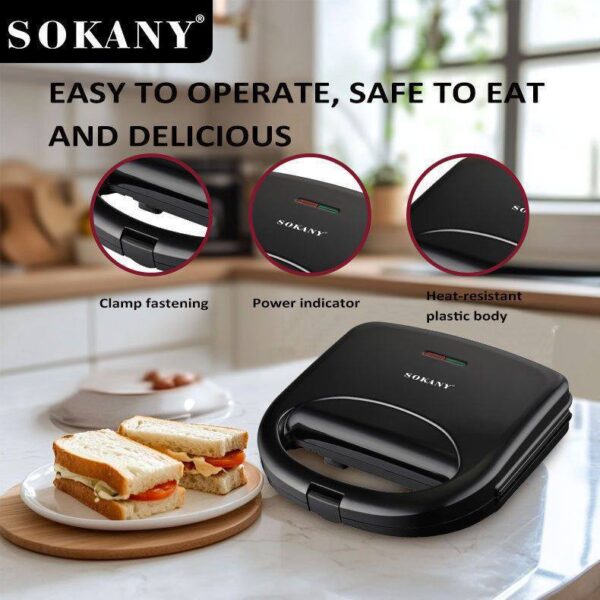 2 FACE SOKANY SANDWICH MAKER/TOASTER