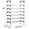 6 STEP BIG IRON STRONG SHOE RACK