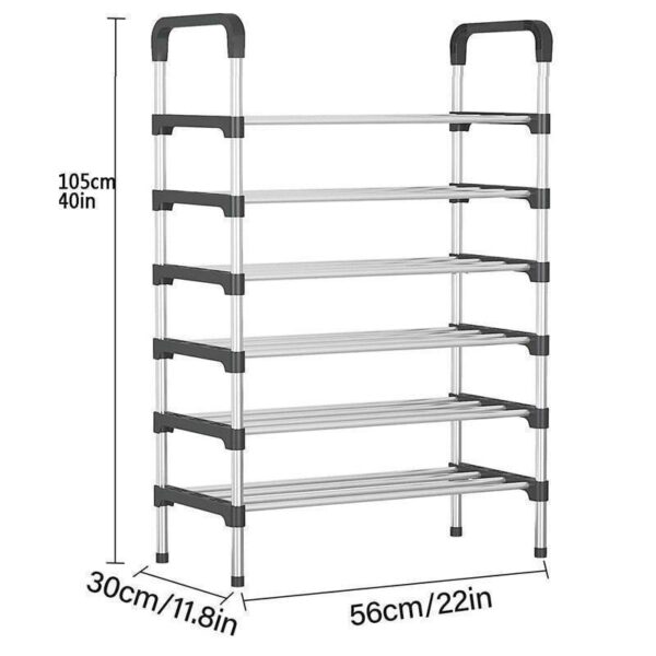 6 STEP BIG IRON STRONG SHOE RACK