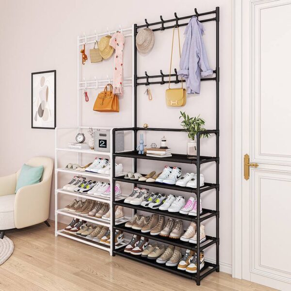4 LAYER MULTIFUNCTIONAL SHOE/CLOTH/BAG RACK