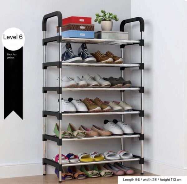 6 STEP BIG IRON STRONG SHOE RACK