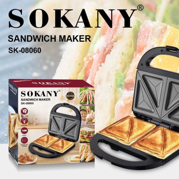2 FACE SOKANY SANDWICH MAKER/TOASTER