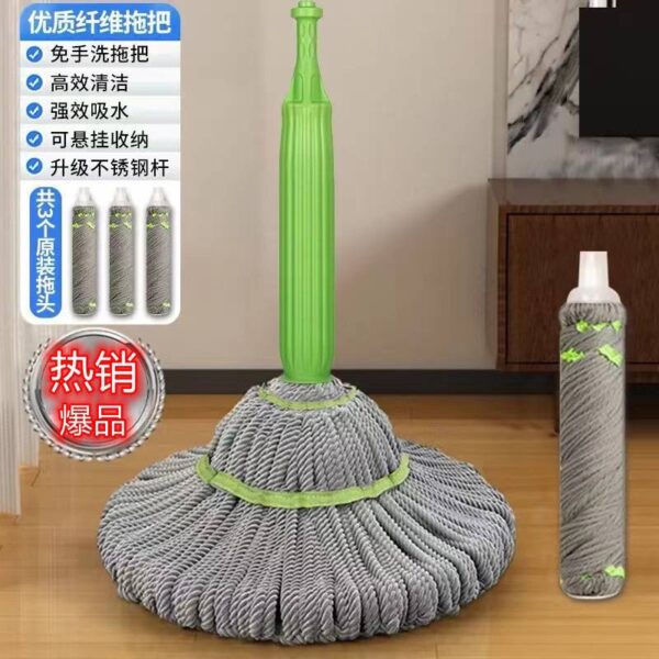 Self-wringing/Self-squeezing mop