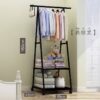 MOVABLE TRIANGLE COAT RACK/STEEL LARGE CAPACITY STAND