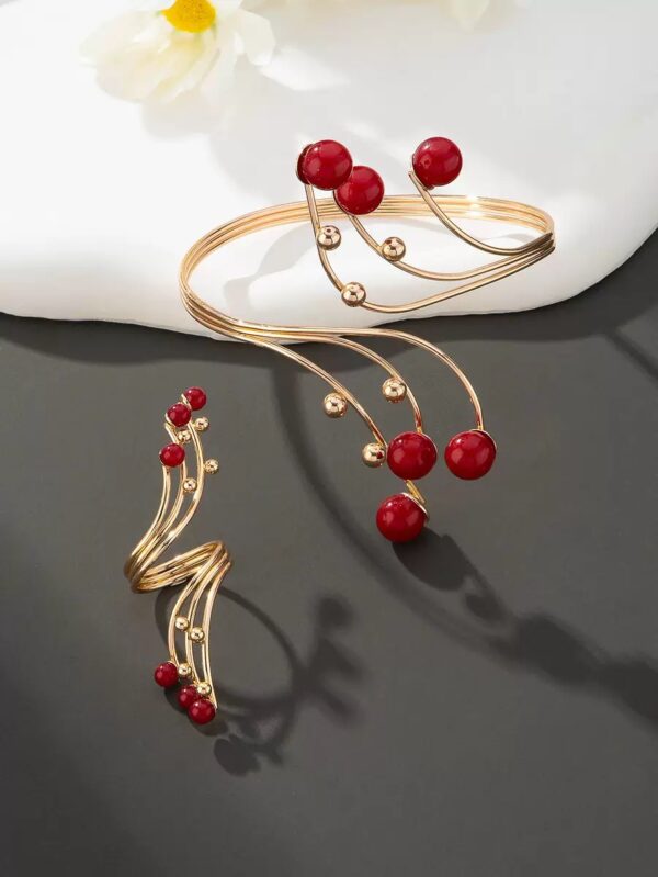 Tiwa bracelet with ring