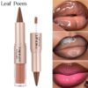Leaf poem lip liner and lip gloss
