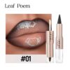 Leaf poem lip liner and lip gloss