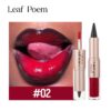 Leaf poem lip liner and lip gloss