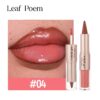 Leaf poem lip liner and lip gloss