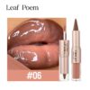 Leaf poem lip liner and lip gloss