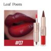 Leaf poem lip liner and lip gloss