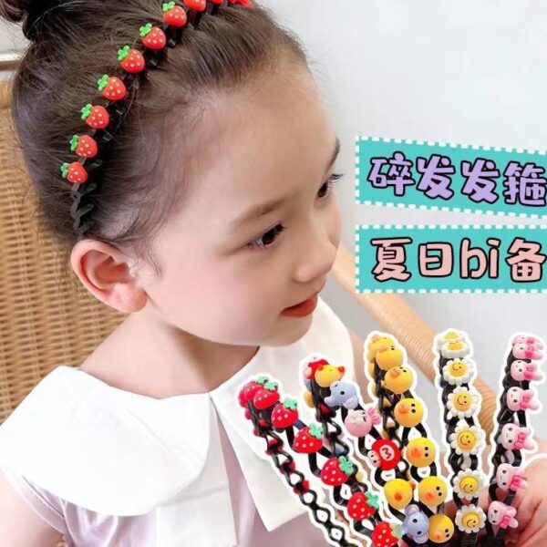 Children anti slip toothed headband