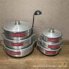 6 sets Aluminum Polish cookware/pot