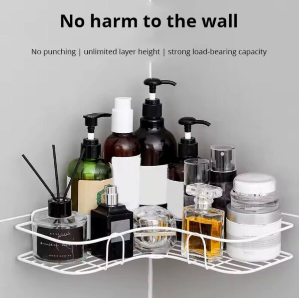 STRONG CORNER TOILET/BATHROOM/KITCHEN WALL RACK.....2 HOOK