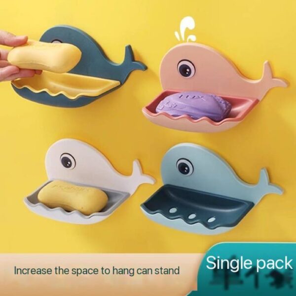 FISH SHAPE WALL SUCTION SOAP HOLDER