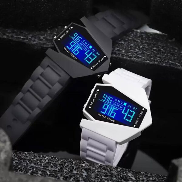 Square fighter aircraft watch