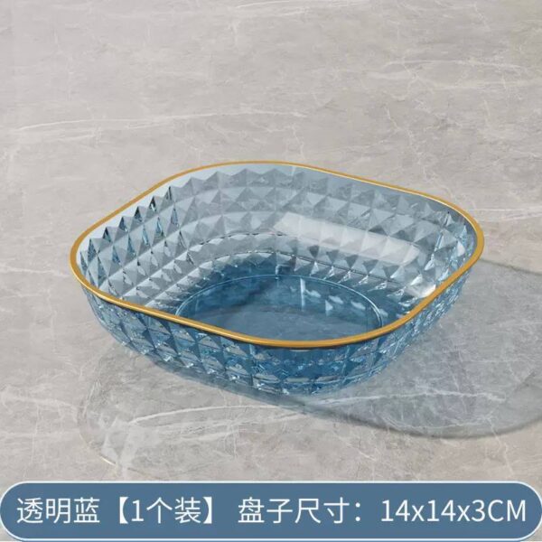 Transparent  plate