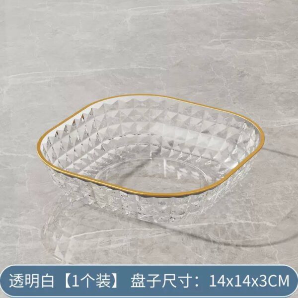 Transparent  plate
