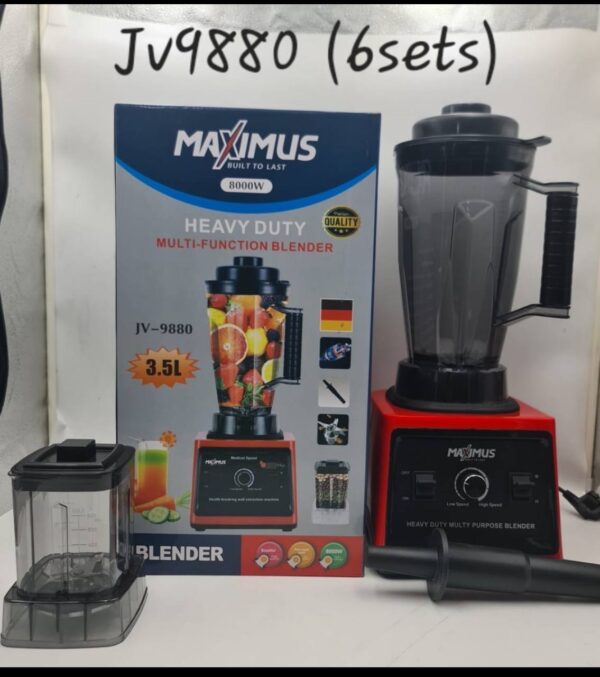 QUALITY 8000WATT 2IN1 MAXIMUS 3.5LTR CUP BLENDER  PRICE