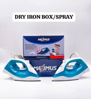 MAXIMUS DRY/STEAMER IRON WITH SPRAY