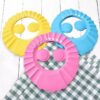 Adjustable Baby Swim Cap Bath Shampoo Eye Protection Head Shower Water Cover Baby Care Wash Hair Shower Cap