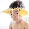 Adjustable Baby Swim Cap Bath Shampoo Eye Protection Head Shower Water Cover Baby Care Wash Hair Shower Cap