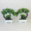 Gold potted plant home and office decor 2