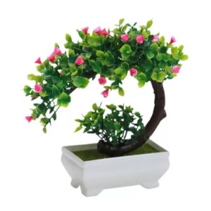 Gold potted plant home and office decor 2