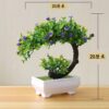 Gold potted plant home and office decor 2