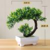 Gold potted plant home and office decor 2