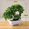 Gold potted plant home and office decor 2