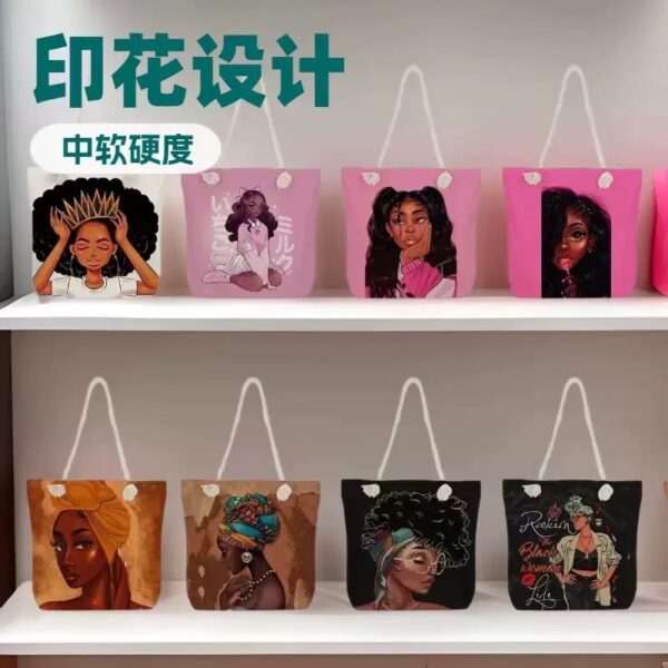 Face card tote bag