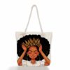 Face card tote bag