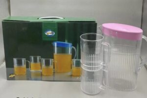 5pcs Acrylic Jug and Cups Set