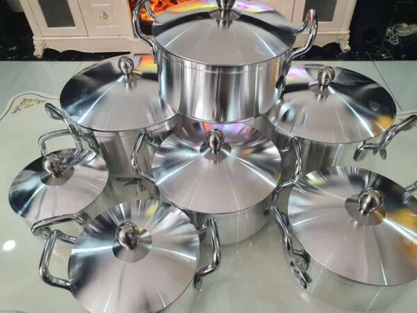 7pc thickened Aluminum pot set