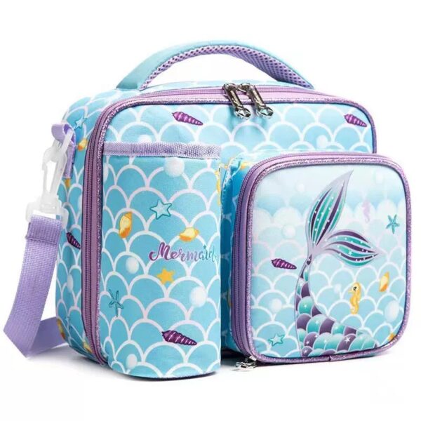 Bsci insulated lunch bag with water bottle box