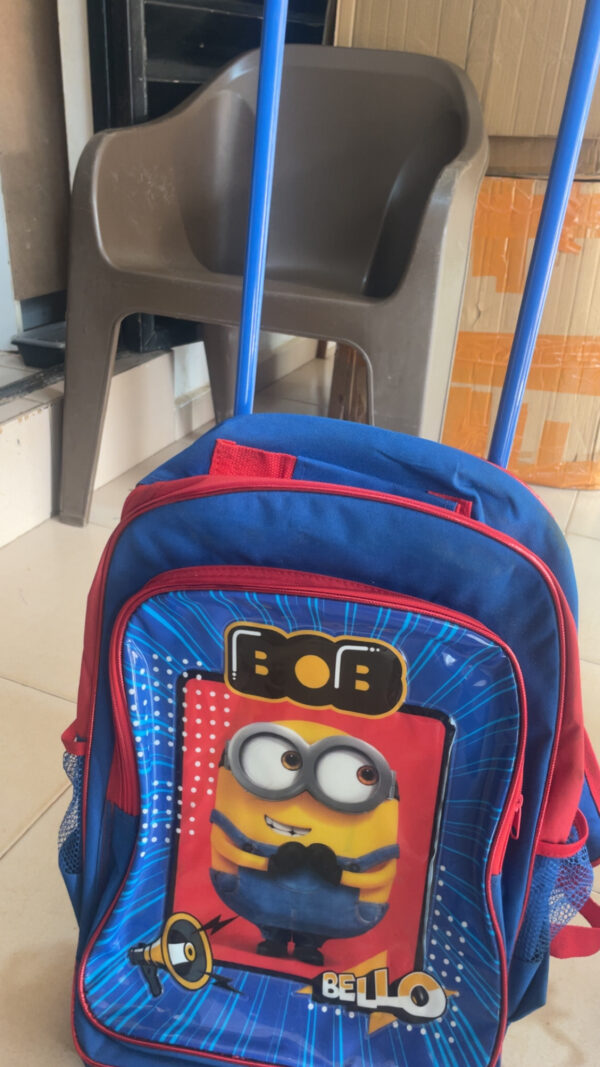18 inches trolley school bag