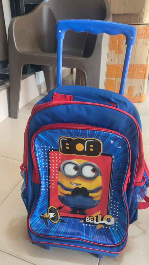 18 inches trolley school bag