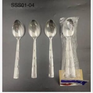 Normal eating spoon and fork