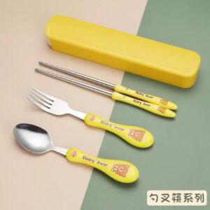 4pcs Children cartoon cutlery