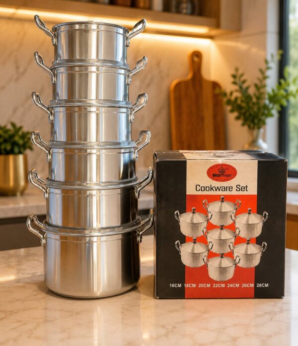 7PC HOFFNER (1423) ALUMINUM POT SET