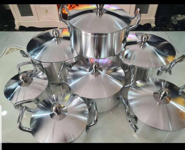 7PC HOFFNER (1423) ALUMINUM POT SET