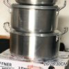 6PC (3006) HOFFNER ALUMINUM POT SET  SIZE 26,28&30CM