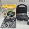 3in1  Toast, Waffles and Panini sandwich maker