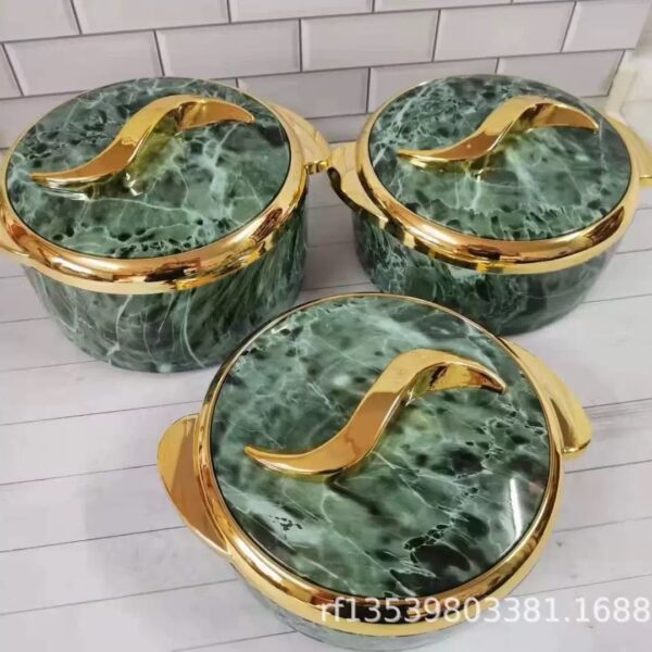 3pcs/set 1.5/2/2.5L Food Insulation Pot Large Capacity Insulated Bowl Lunch Warmer